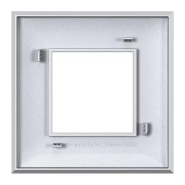 Avanti Рамка ARTLEBEDEV Закаленная сталь 2 модуля