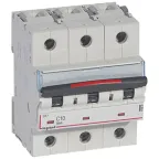 Выключатель автоматический трехполюсный 10А C DX3 36кА
