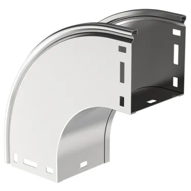 Поворот плавн. 90град тип В20 ESCA 80х100мм