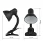 Светильник настольный на прищепке черный матовый N-102-E27-40W-BK