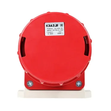 Розетка для монтажа на поверхность 135-63А-6h-380AC-3P+PE+N-IP67