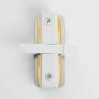 Коннектор прямой белый для встраиваемого шинопровода