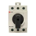 Рубильник модульный MS-63A 3P на DIN-рейку PROxima