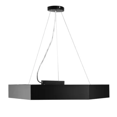 Светильник светодиодный Geometria Hexagon SPO-121-B-40K-038 38Вт 4000К 4000Лм IP40 600х80 черный подвесной