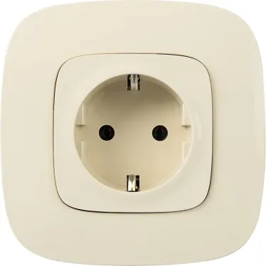 Valena ALLURE Рамка 1 пост слоновая кость универсальная