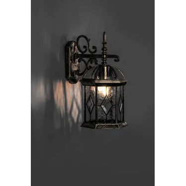 Светильник НБУ-60w вниз Е27 IP44 черное золото