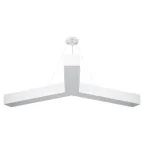 Светильник LED Geometria Igrek SPO-144-W-40K-066 66Вт 4000К 4000Лм IP40 1200*1200*80 белый подвесной драйвер внутри