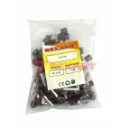 Наконечник штыревой втулочный изолир F-18 мм 10 кв мм (НШВи 10-18), REXANT