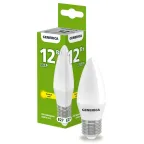 Лампа светодиодная C35 свеча 12Вт 230В 3000К E27 GENERICA