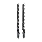 Пилка для электролобзика по дереву T244D 100 мм 6 зубьев на дюйм 8-60 мм фигурный рез (упак - 2 шт.)