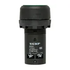 Кнопка зеленая SW2C-10D с подсветкой неон 1з IP54