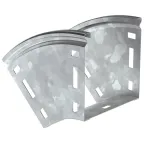 Поворот плавн. 45град тип В20 ESCA 80х100мм HDZ