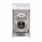 Розетка компьютерная RJ45 категория 6 экран Viva белая 1 модуль