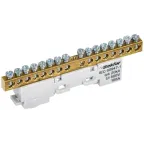 TEKFOR Шина L фаза неизолированная на универсальном держателе 6х9-16-Ср IEK