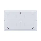 Щит распределительный навесной белый City9 (ЩРн-П-18) дверь прозрачная на 18 модулей IP40