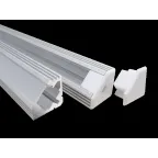 Профиль к LED ленте PAL 1919 угловой анодированный (2м)