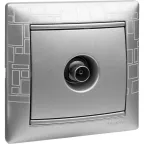 VALENA Рамка 1 пост алюминий модерн