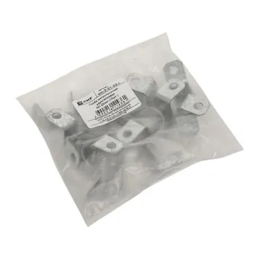 Скоба металлическая двухлапковая d21-22мм (10шт.) PROxima