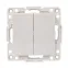 Стокгольм Механизм Выключателя 2-кл. 10А в/к белый