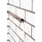 Заглушка (25х16) (4 шт) Plast под темное дерево