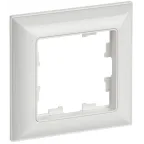 BRITE Рамка 1 пост РУ-1-Бр белый/белый IEK