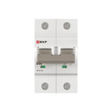 Автоматический выключатель ВА 47-125 2P 80А (D) 15кА PROxima