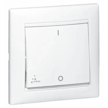 VALENA Рамка 1 пост горизонтальная белая