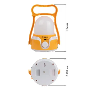 Фонарь кемпинговый светодиодный KA-801 Гном аккумуляторный 4 Вт, 1700мАч 5V, USB, подвес + диммер Элементы питания в комплекте