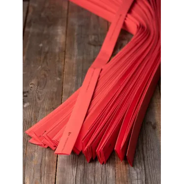 Трубка термоусаживаемая ТУТ нг 14/7 красная в отрезках по 1м PROxima