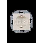 15 Розетка 2Р+Е Schuko 16А 250В со шторками винтовой зажим шампань