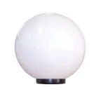 Светильник НТУ-06-60-01 (Шар) d.250 опаловый ПММА/корпус черный