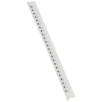 Планка маркировочная 2.3мм буквы (W) черная/белая Memocab 240шт