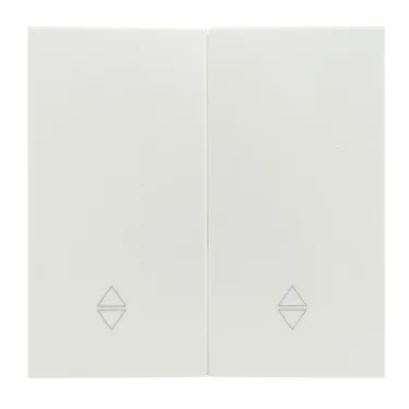 Валенсия лицевая панель выключателя 2-кл. проходного 10А жемчуг