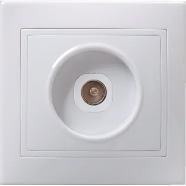 КВАРТА Розетка телевизионная белая