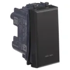 Avanti Кнопка модульная, , Черный матовый, 1 модуль