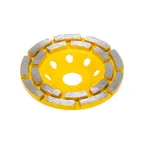 Чашка алмазная шлифовальная, двухрядная, 115х22,2мм