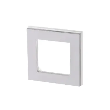 Рамка Levit 1 пост белый / ледяной