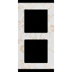 Valena LIFE Рамка 2 поста Ампир белый универсальная