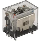 Реле промежуточное 12В AC 4пк 10A РЭК77/4 с индикацией