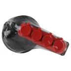 Удлинитель силовой UK-4e-3x1,5-10m-IP44(KG) с заземлением 4 розетки каучук 10м КГ 3х1,5мм2 IP44