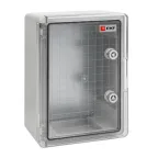 Бокс пластиковый с монтажной платой прозр. дверь 500х400х240 мм IP65 PROxima