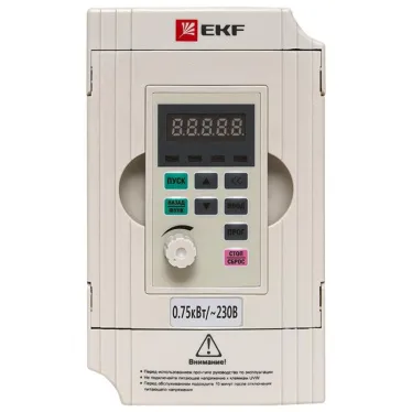 Преобразователь частоты 0.75/1.5кВт 1х230В VECTOR-100