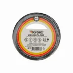 Изолента ПВХ KRANZ 0.13х15 мм, 25 м, черная