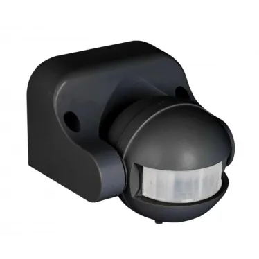 ИК датчик движения наст. 1200Вт 180гр. до 12м IP44 MS-39b черный PROxima