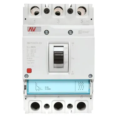Выключатель автоматический AV POWER-2/3 250А 50кА ETU2.0