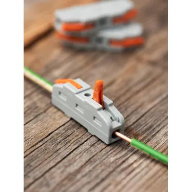 Строительно-монтажная клемма СМК 222-421 проходная 1 полюс 0,08-4мм2 PROxima