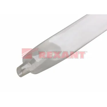 Термоусаживаемая трубка 20,0 10,0 мм, прозрачная, упаковка 10 шт. по 1 м, REXANT
