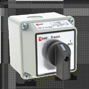 Переключатель ПК-3-13 16А 3P ВКЛ-ВЫКЛIP54