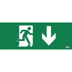 Этикетка самоклеящаяся 240х90мм ''Фигура/стрелка вниз'' IEK