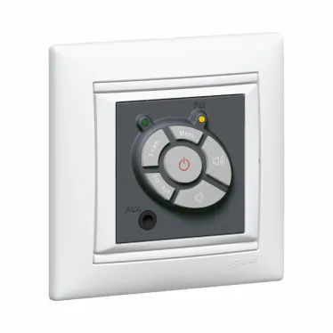 VALENA Рамка 1 пост горизонтальная белая